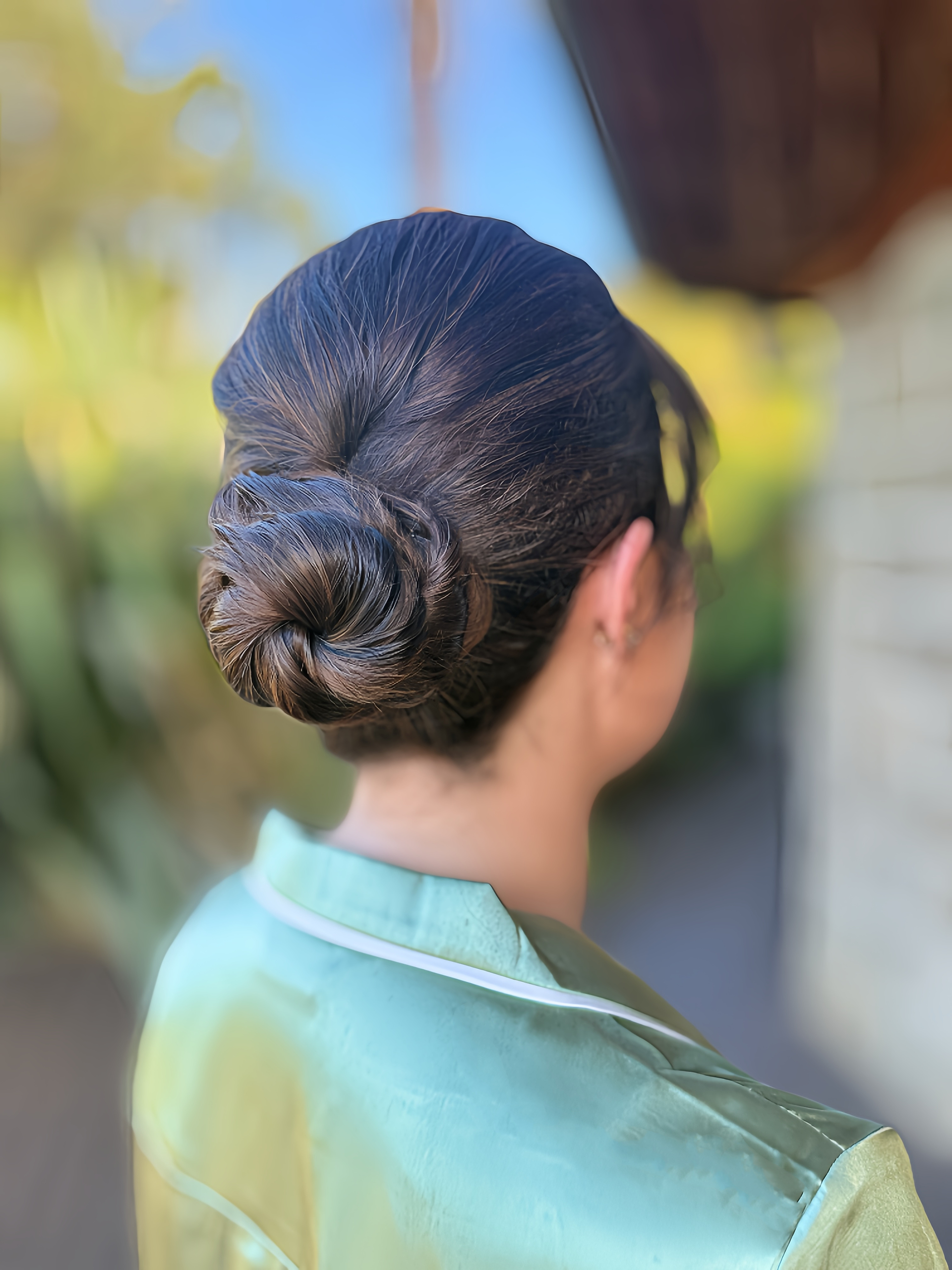 Updo hairstle