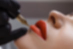 Lips Blushing Tattoo