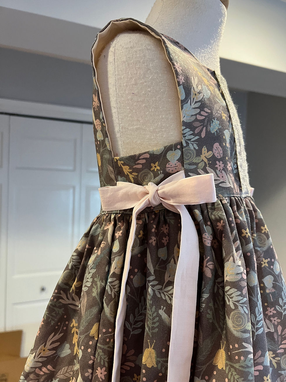 Thumbnail: Cotton spring dress size 4 RTS