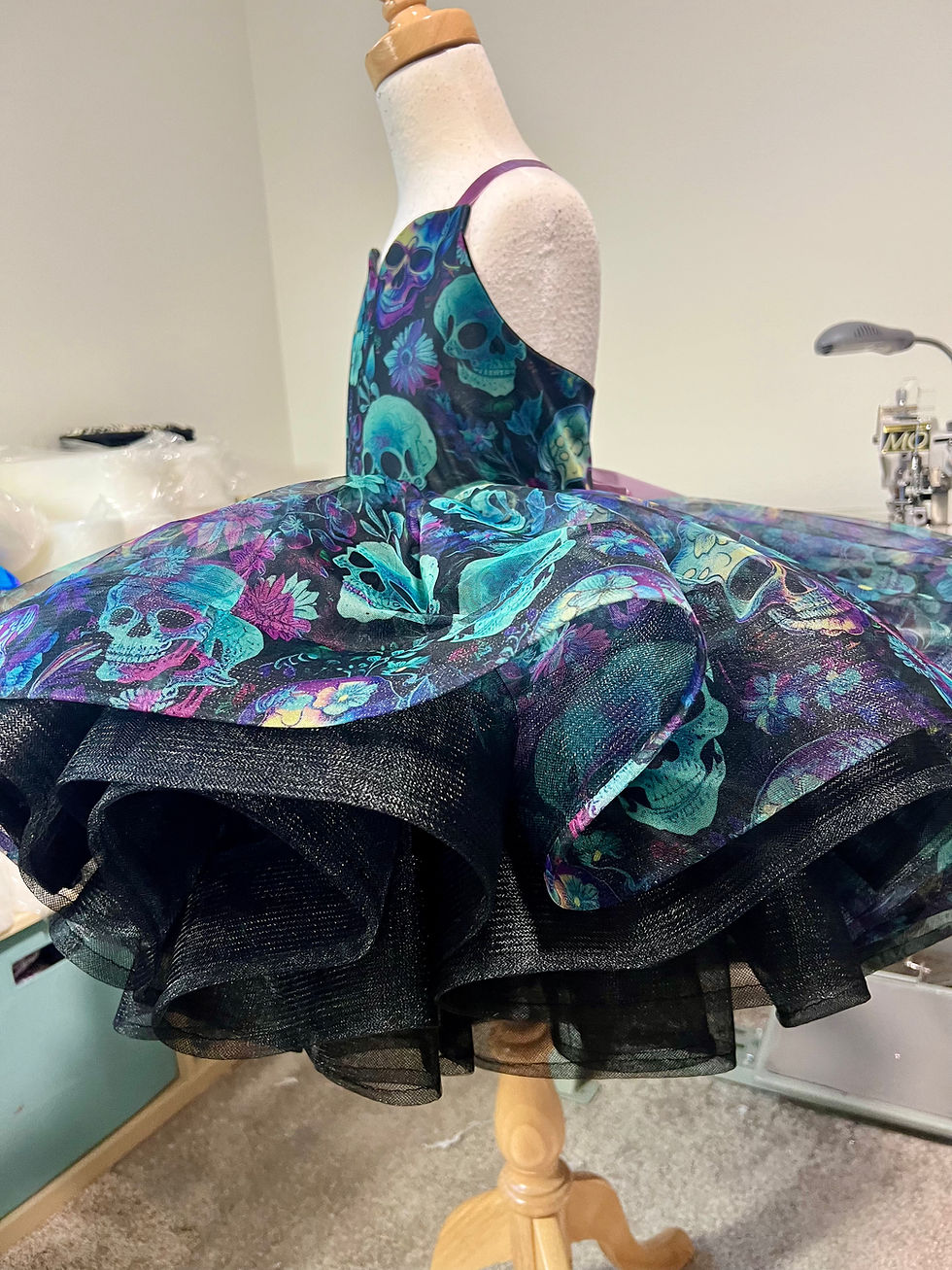 Thumbnail: Amee B custom skull dress 