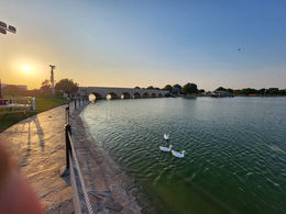 卡塔爾特集:Aspire Park湖畔漫步 木屋餐廳歎靚景