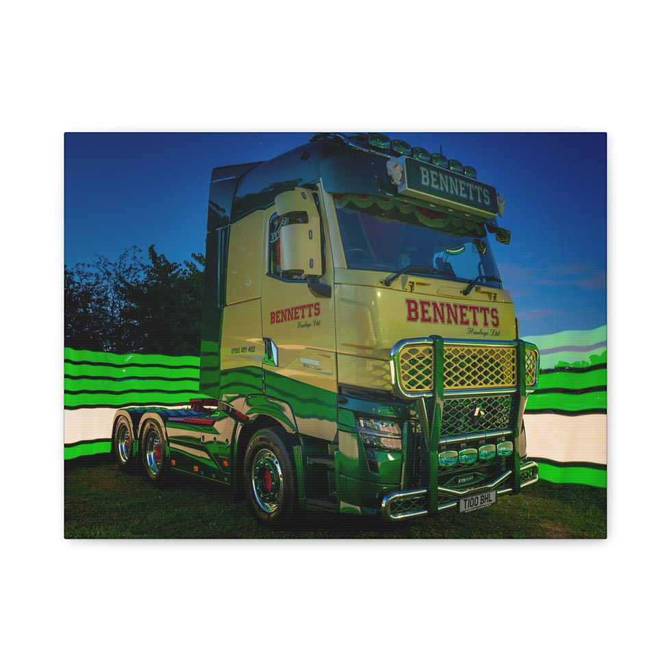 Thumbnail: T100 BHL Night Shot | Wall Art for Truck Enthusiasts