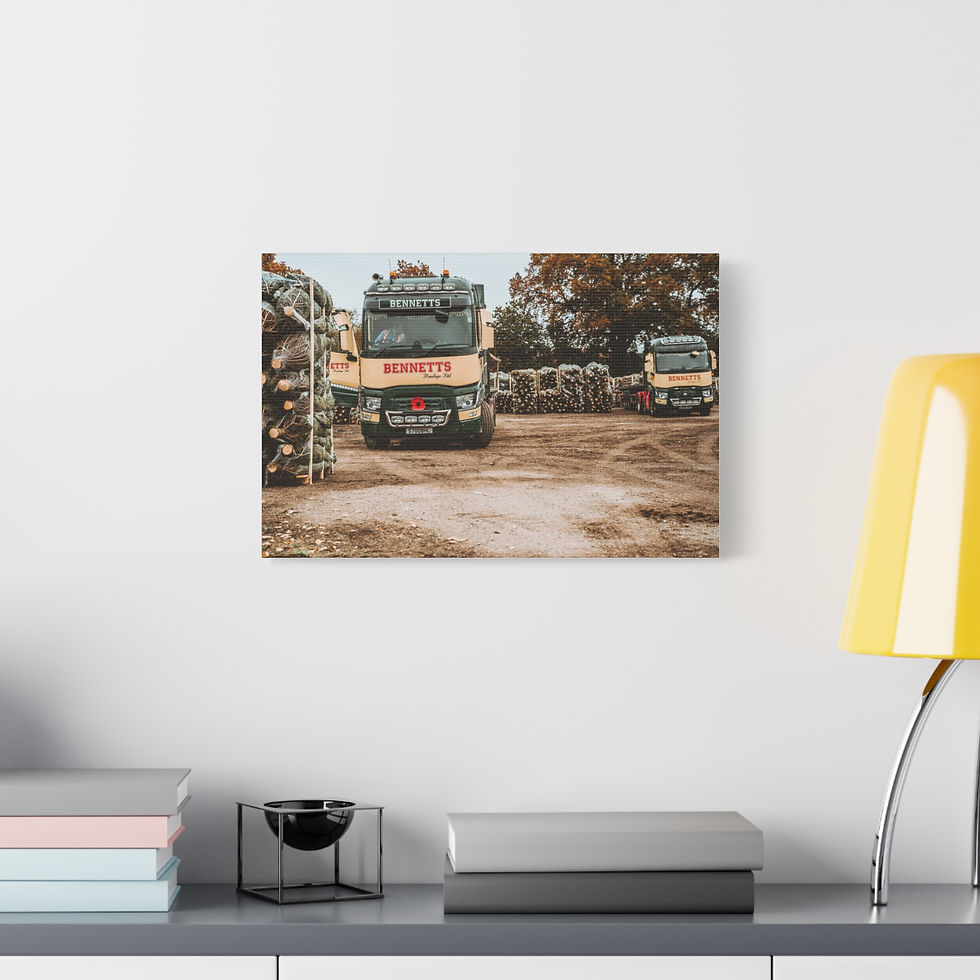 Thumbnail: Bennetts With Christmas Trees | Wall Art for Truck Enthusiasts