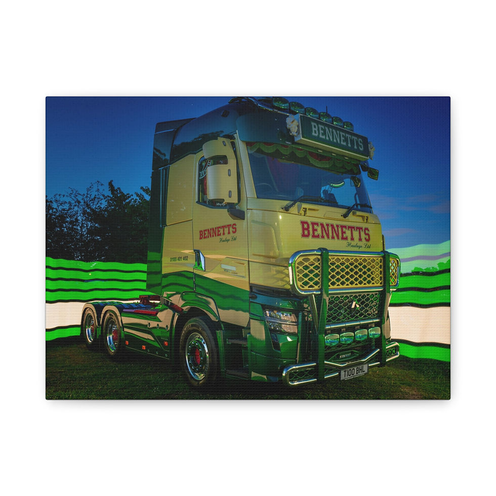 Thumbnail: T100 BHL Night Shot | Wall Art for Truck Enthusiasts