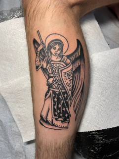 Medieval Blackwork Angel