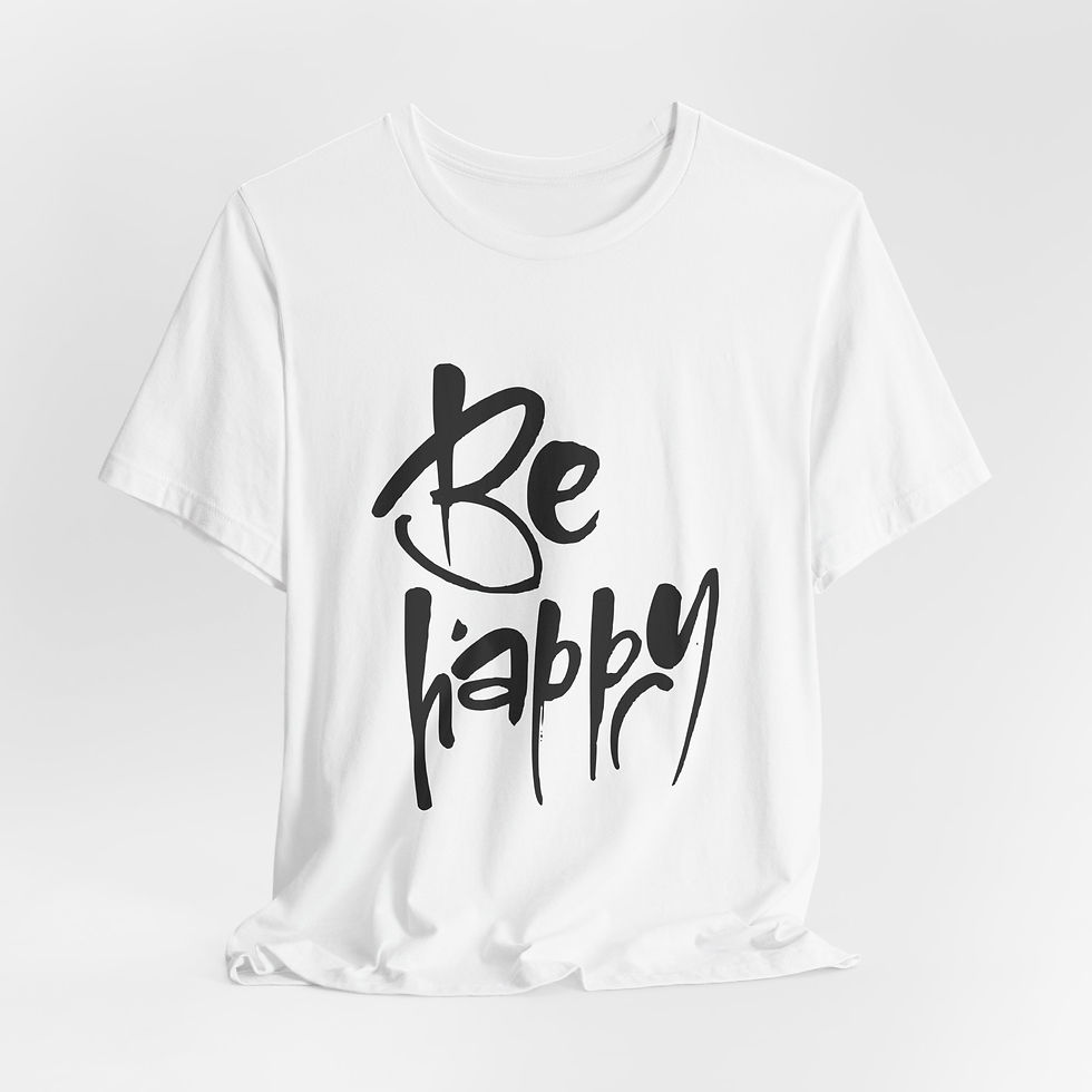 Thumbnail: Be Happy Script Tee
