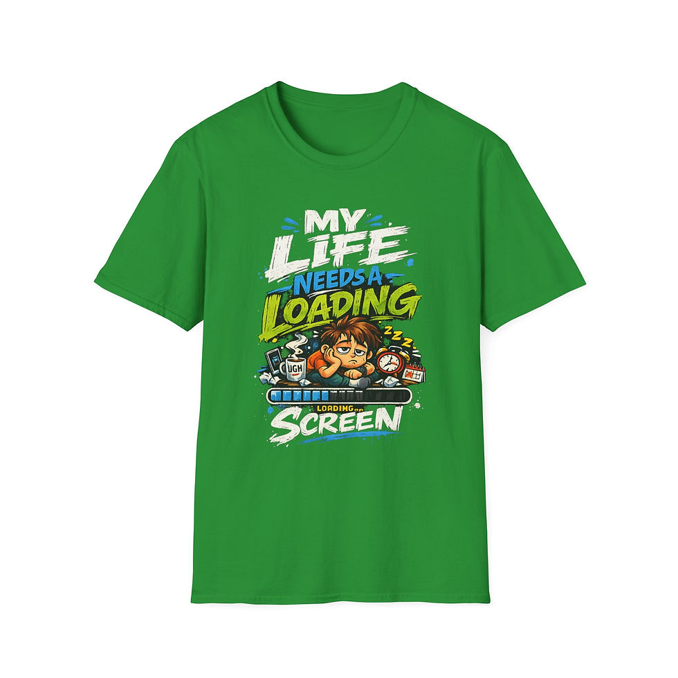 Thumbnail: My Life Needs a Loading Screen T-Shirt – Gamer Funny Video Game Tee