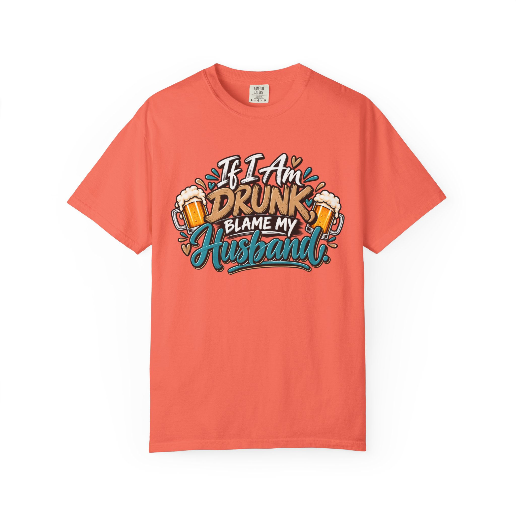 I Am Drunk Blame My Husband T-Shirt