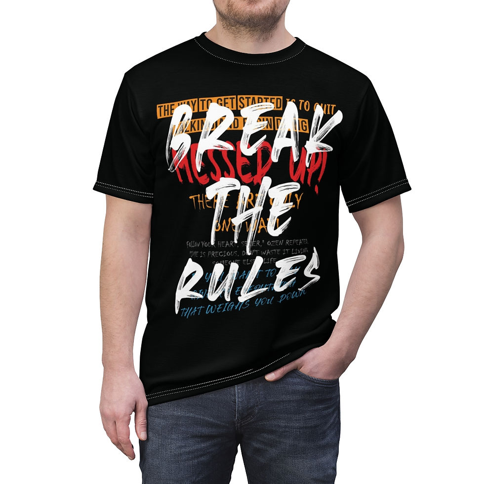 Thumbnail: Unisex Cut & Sew Tee (AOP)