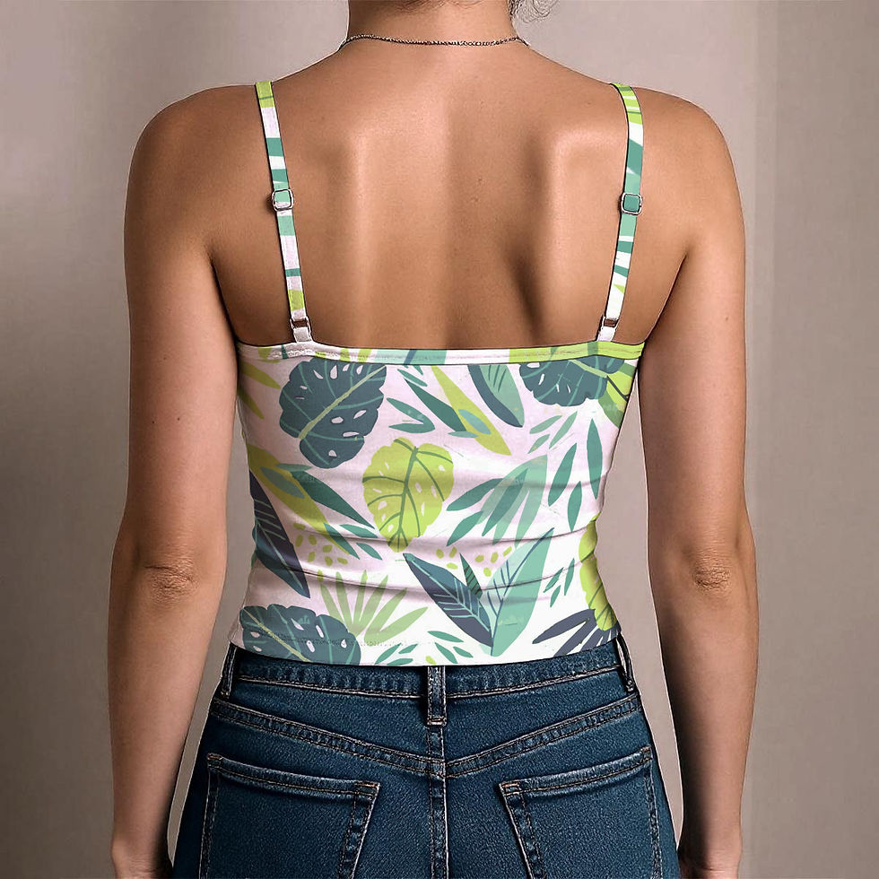 Thumbnail: All-Over Print Women's Spaghetti Strap Tank Top