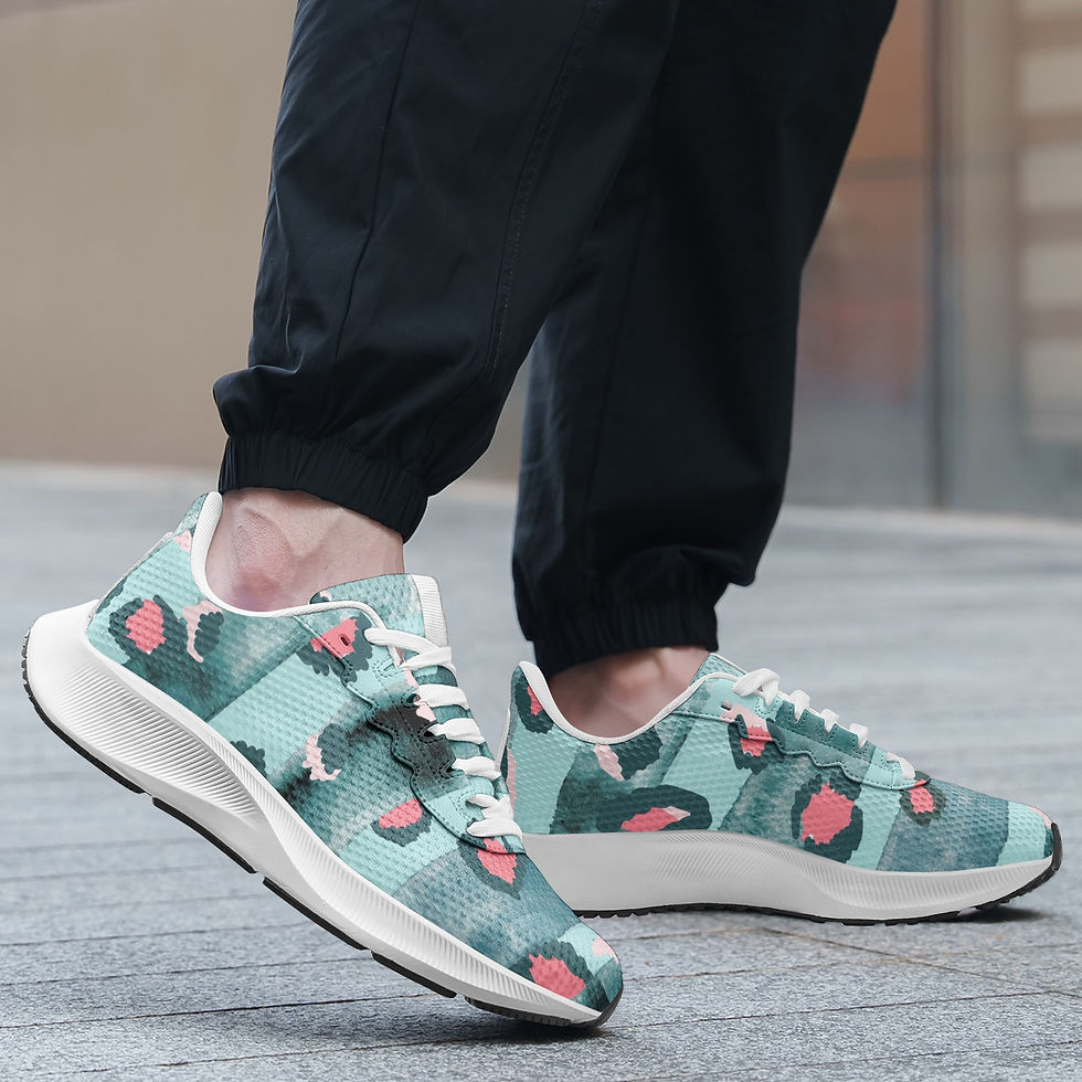 Thumbnail: Unisex Mesh Tech Performance Running Shoes