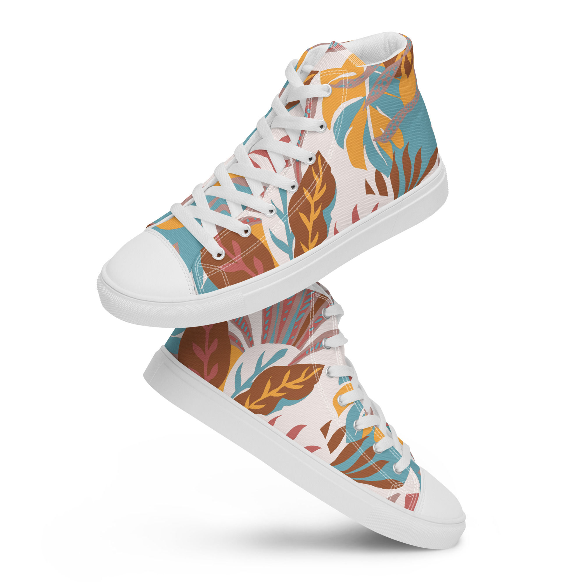 Women’s high top canvas shoes