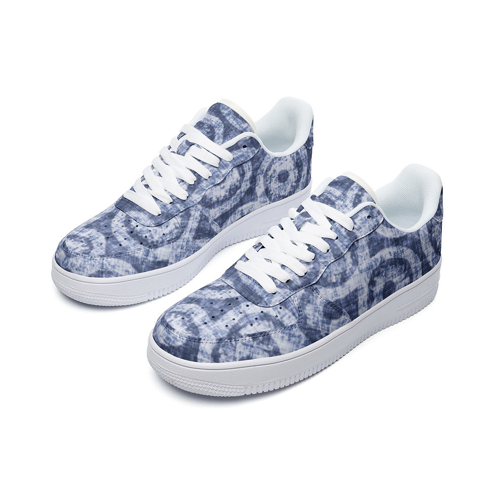 Thumbnail: Unisex Low Top Leather Sneakers