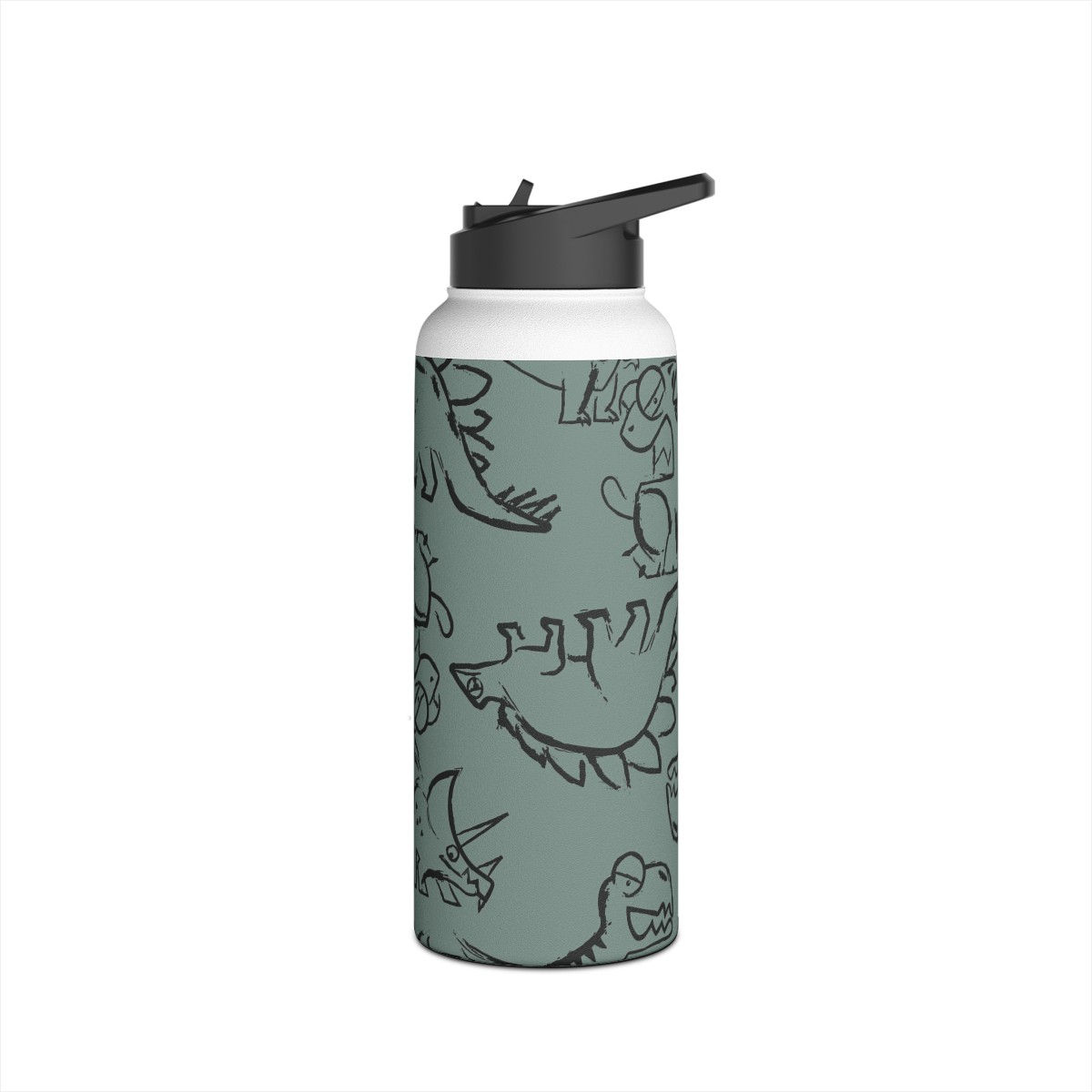 Stainless Steel Water Bottle, Standard Lid