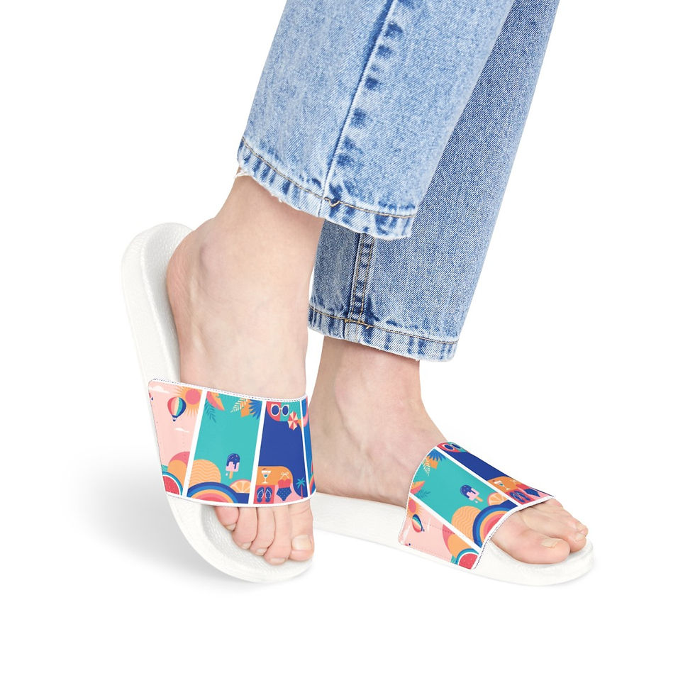 Thumbnail: Women's PU Slide Sandals