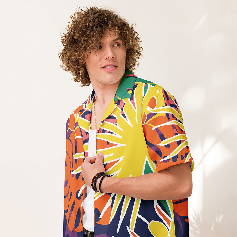 Thumbnail: Unisex button shirt