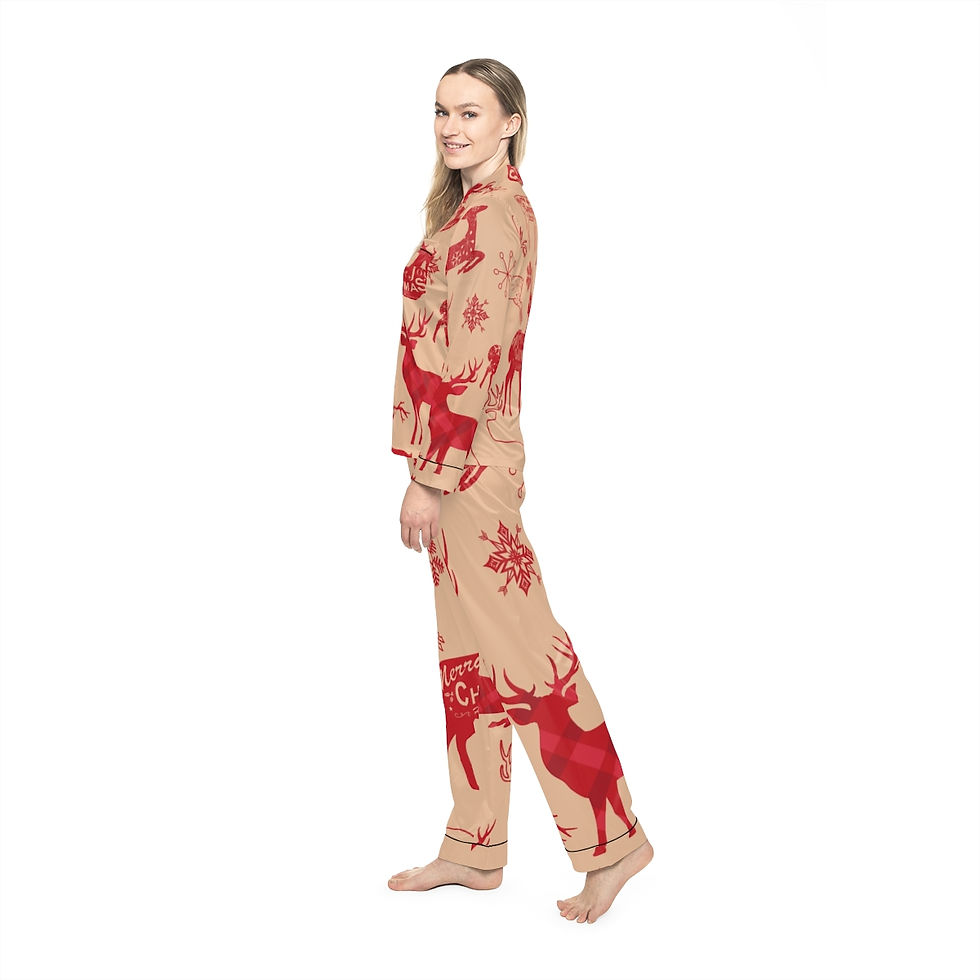 Thumbnail: Women's Satin Pajamas (AOP)