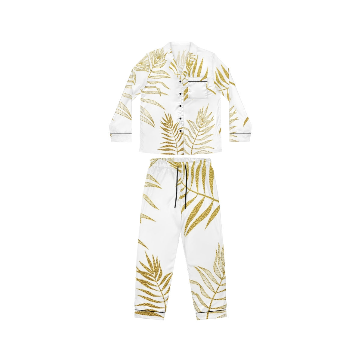 Women's Satin Pajamas (AOP)