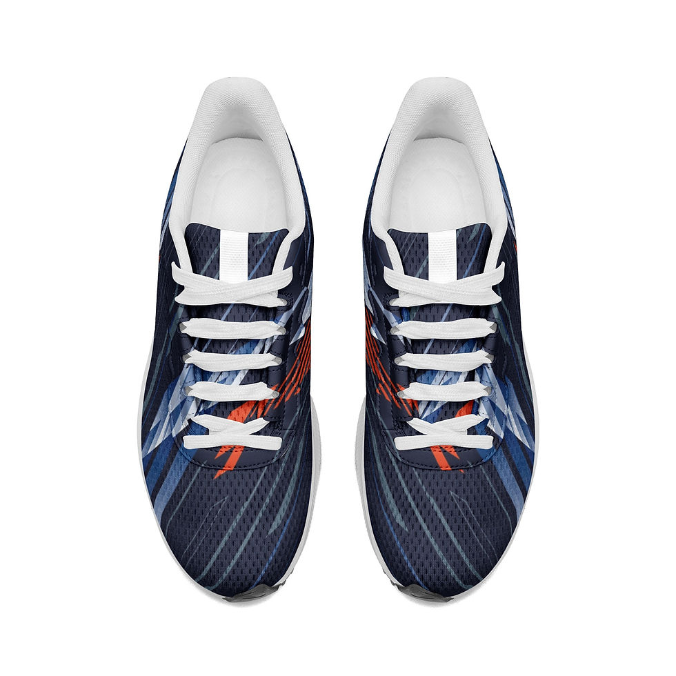 Thumbnail: Unisex Mesh Tech Performance Running Shoes