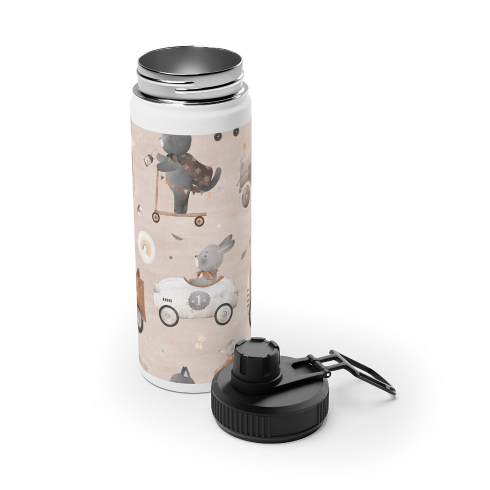 Thumbnail: Stainless Steel Water Bottle, Sports Lid