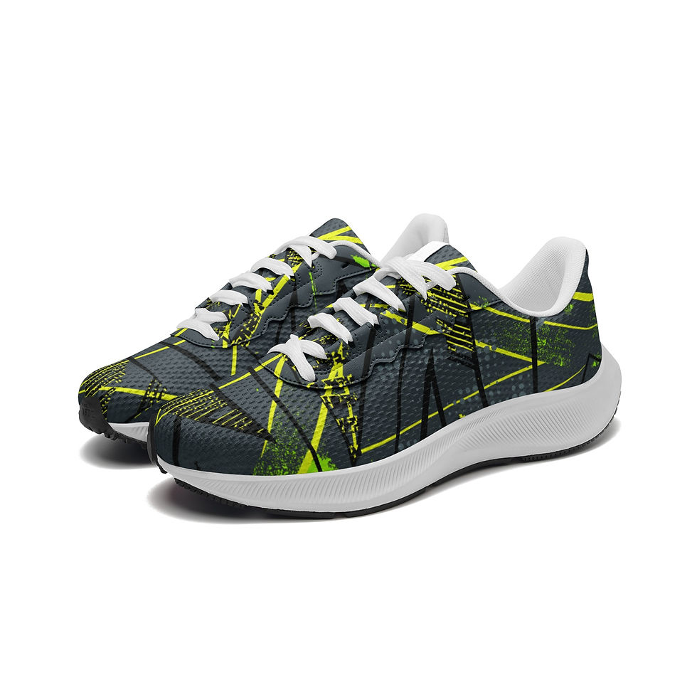 Thumbnail: Unisex Mesh Tech Performance Running Shoes