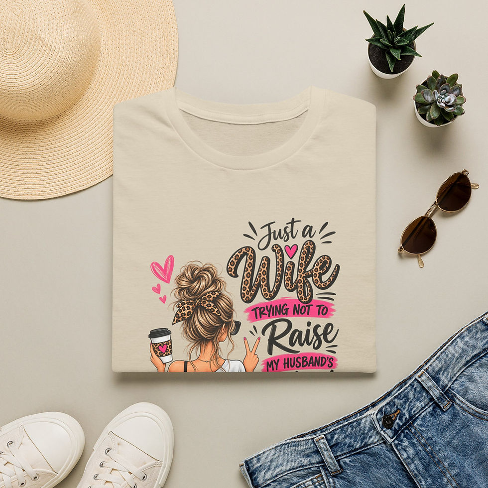 Thumbnail: Just a Wife Trying Not to Raise My Husband - Casual Cotton Shirt