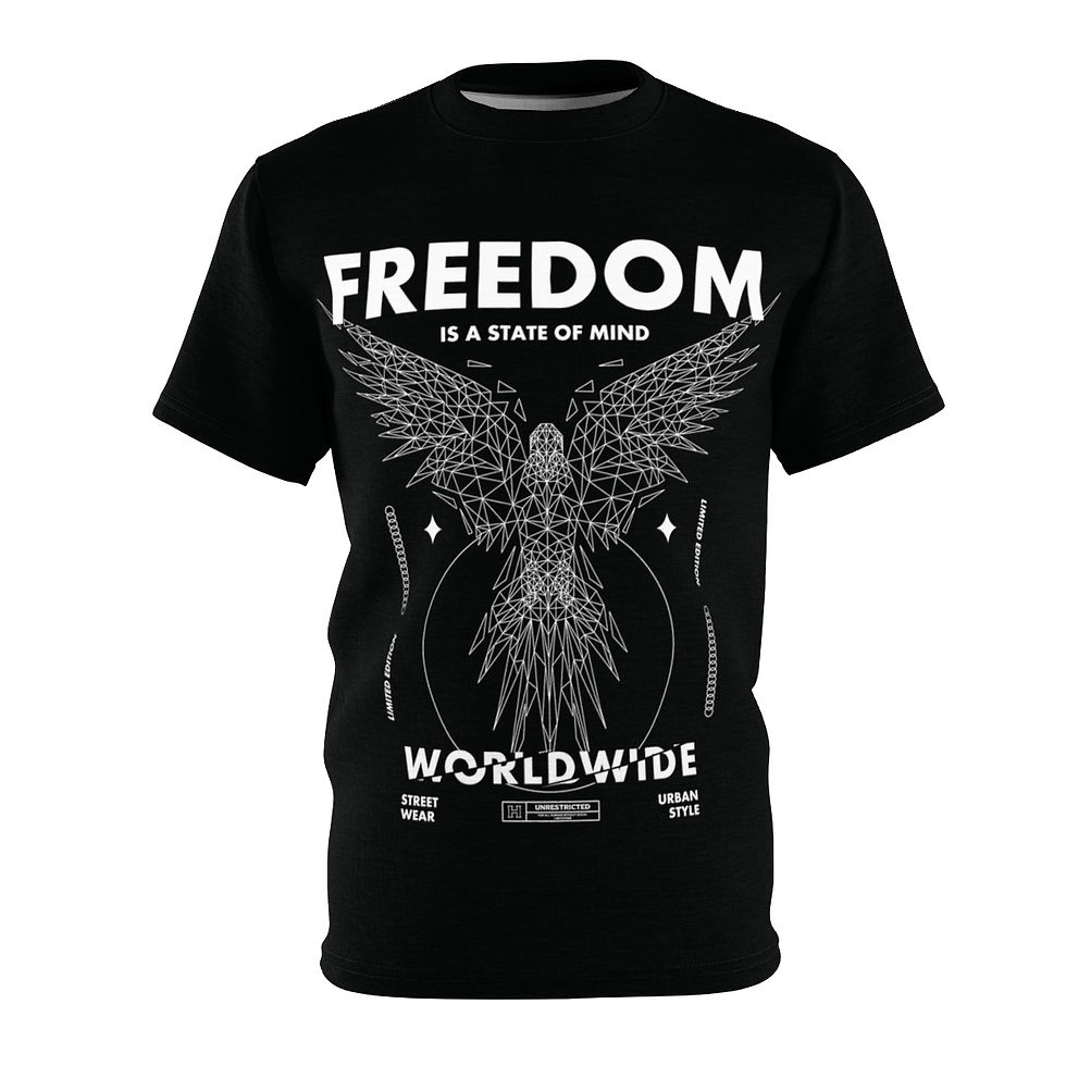 Thumbnail: Unisex Cut & Sew Tee (AOP)