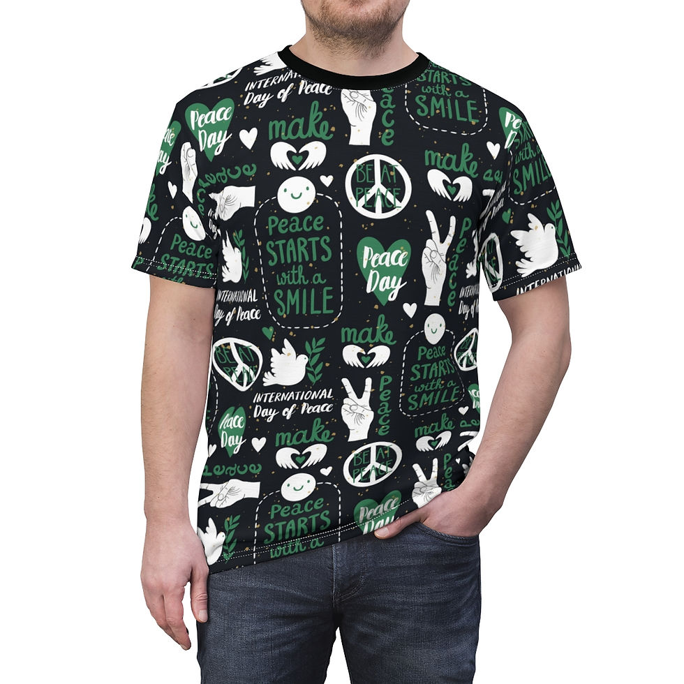 Thumbnail: Unisex Cut & Sew Tee (AOP)