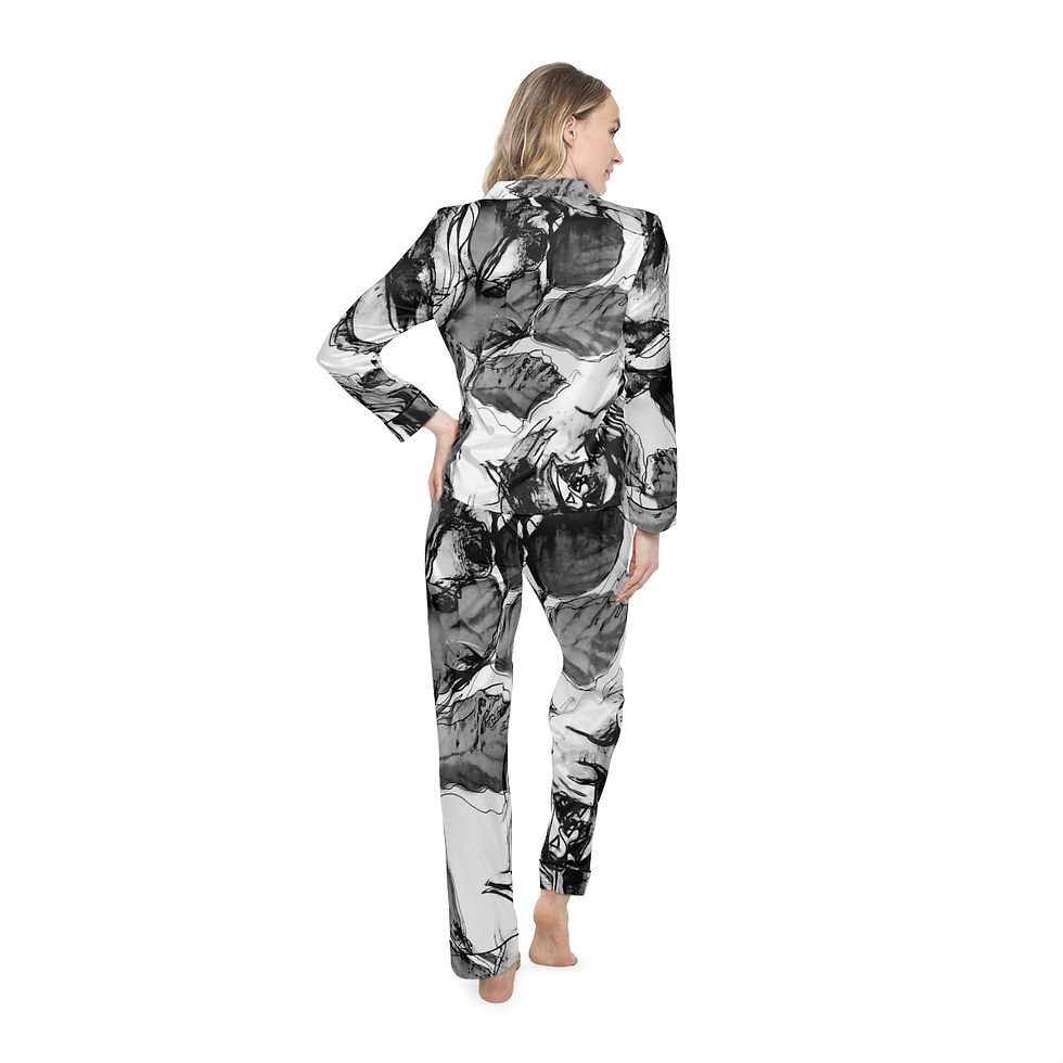 Thumbnail: Women's Satin Pajamas (AOP)