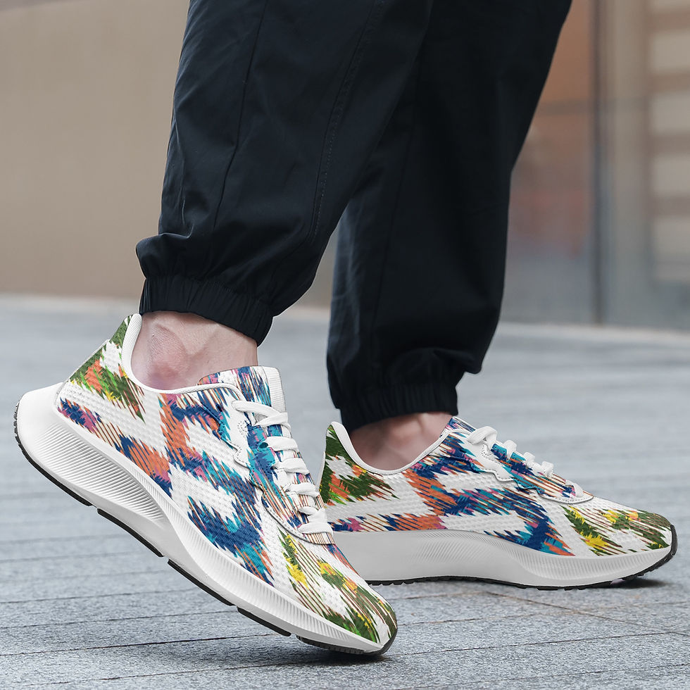 Thumbnail: Unisex Mesh Tech Performance Running Shoes