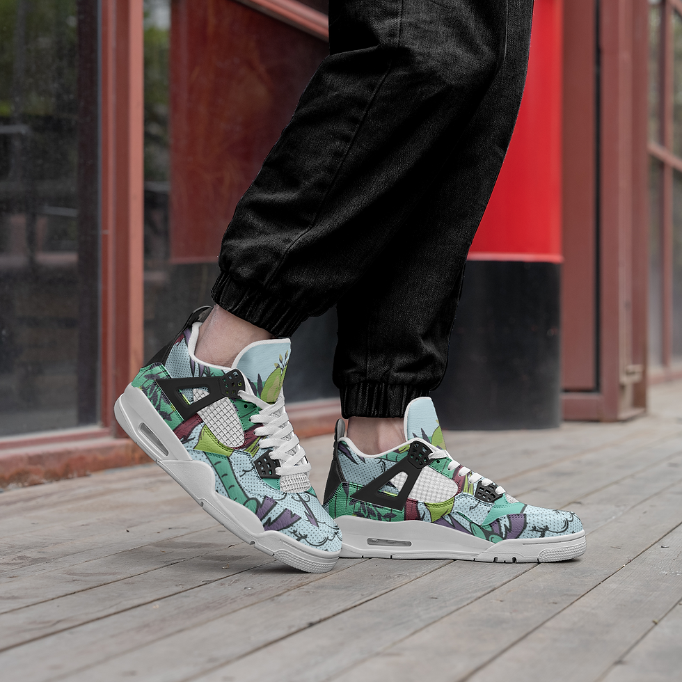 Thumbnail: Unisex Non Slip Lace Up Breathable Fashion Sneakers