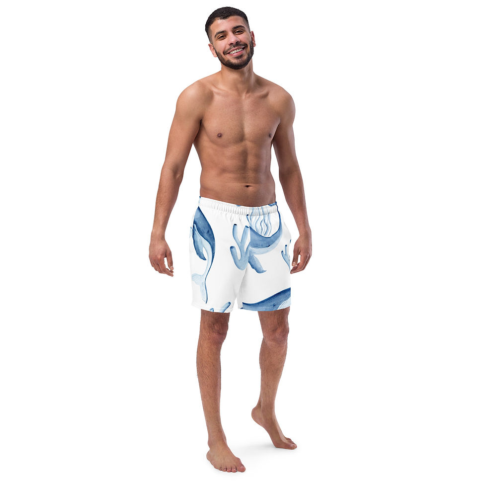 Thumbnail: All-Over Print Recycled Swim Trunks