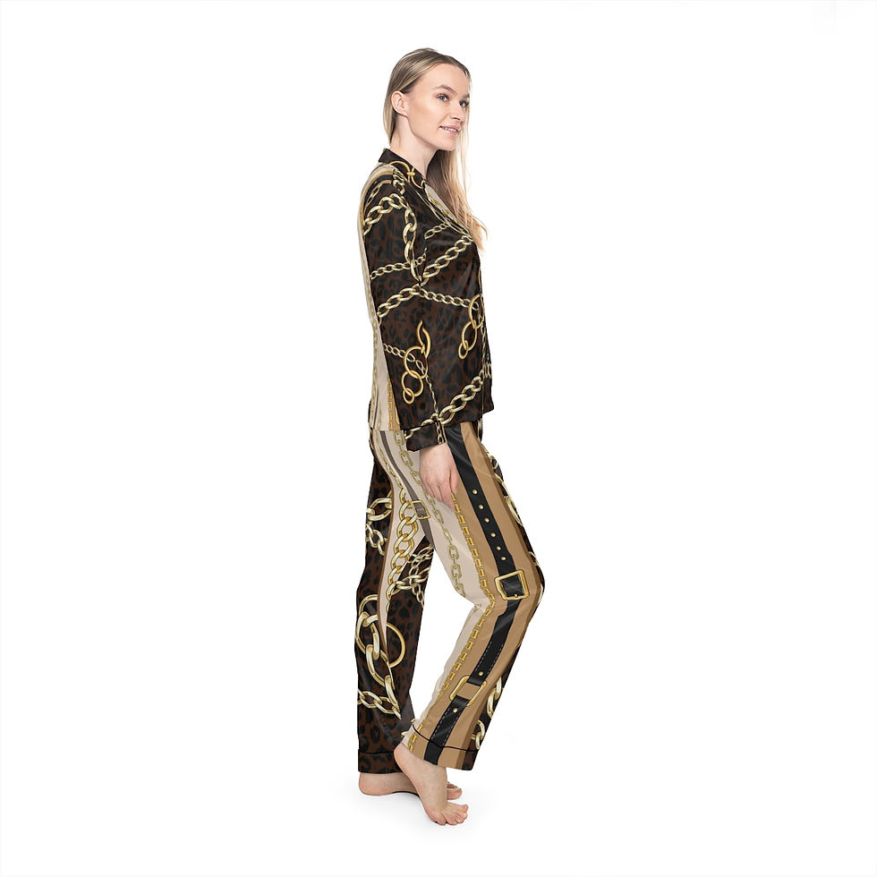 Thumbnail: Women's Satin Pajamas (AOP)