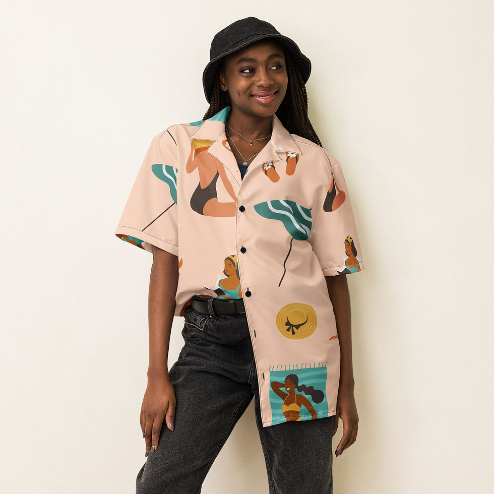 Thumbnail: Unisex button shirt