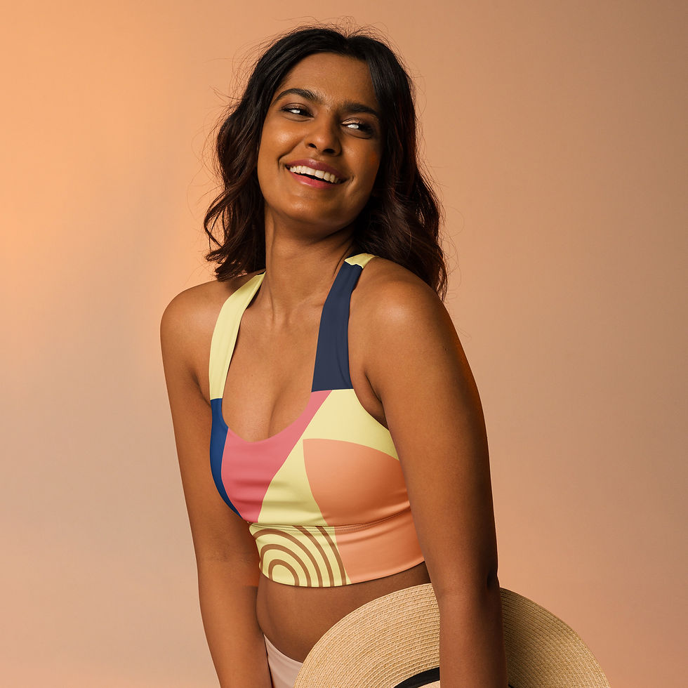 Thumbnail: Longline sports bra