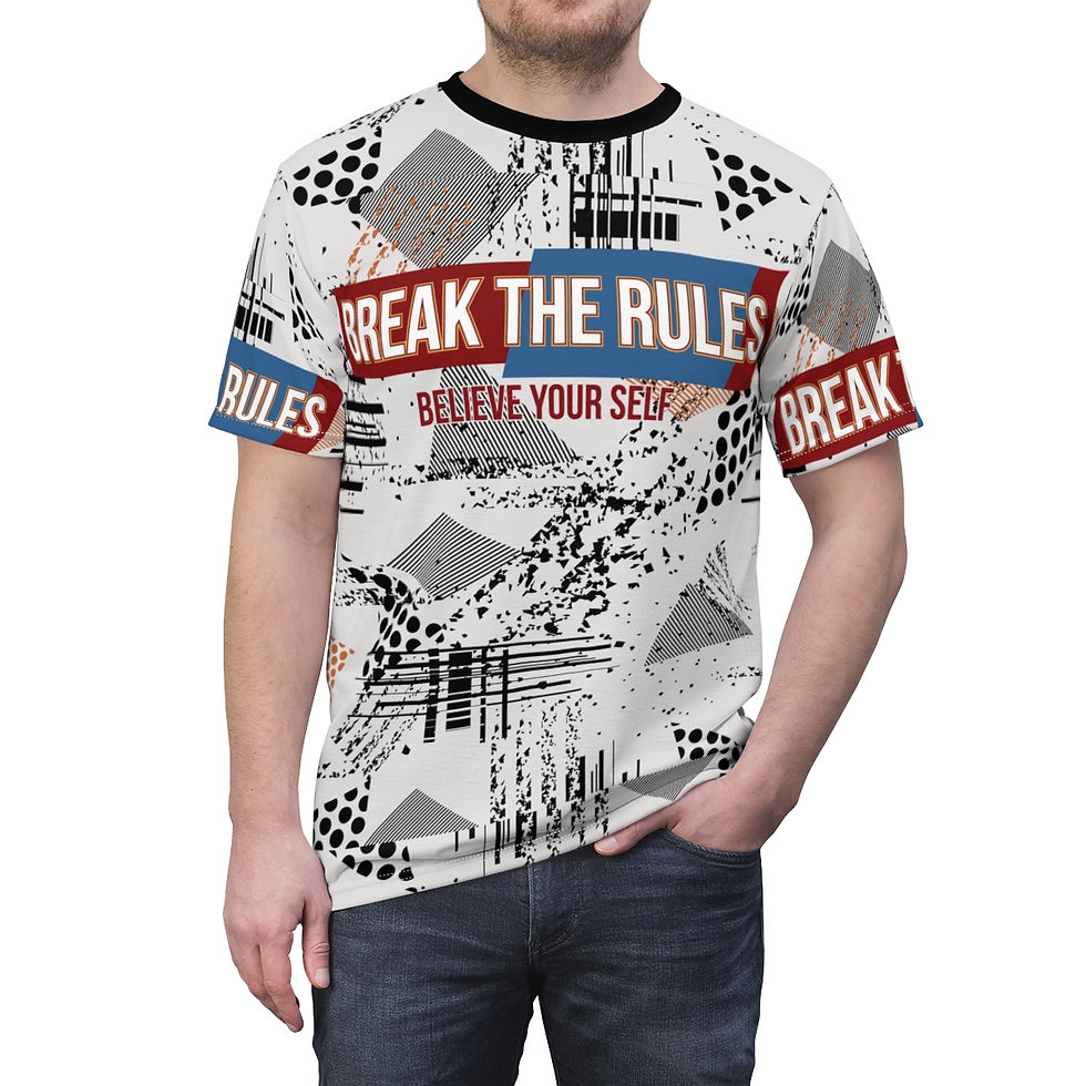 Thumbnail: Unisex Cut & Sew Tee (AOP)