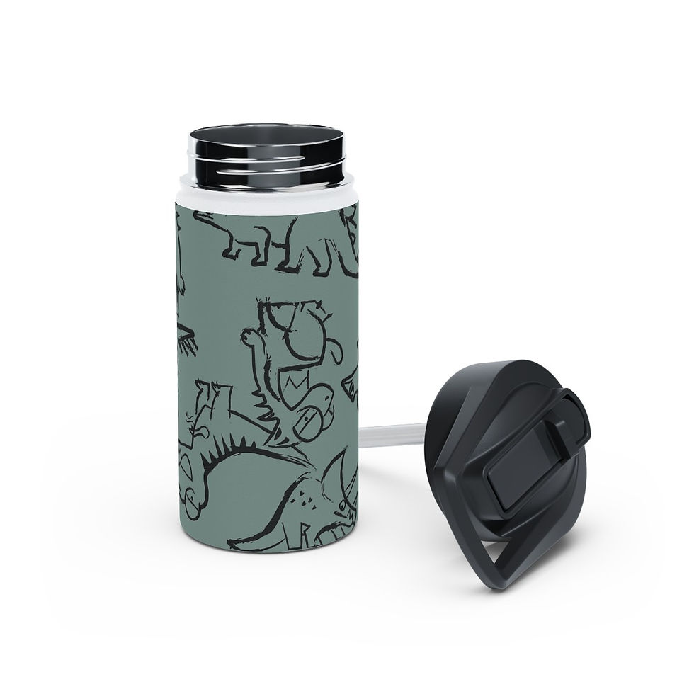 Thumbnail: Stainless Steel Water Bottle, Standard Lid