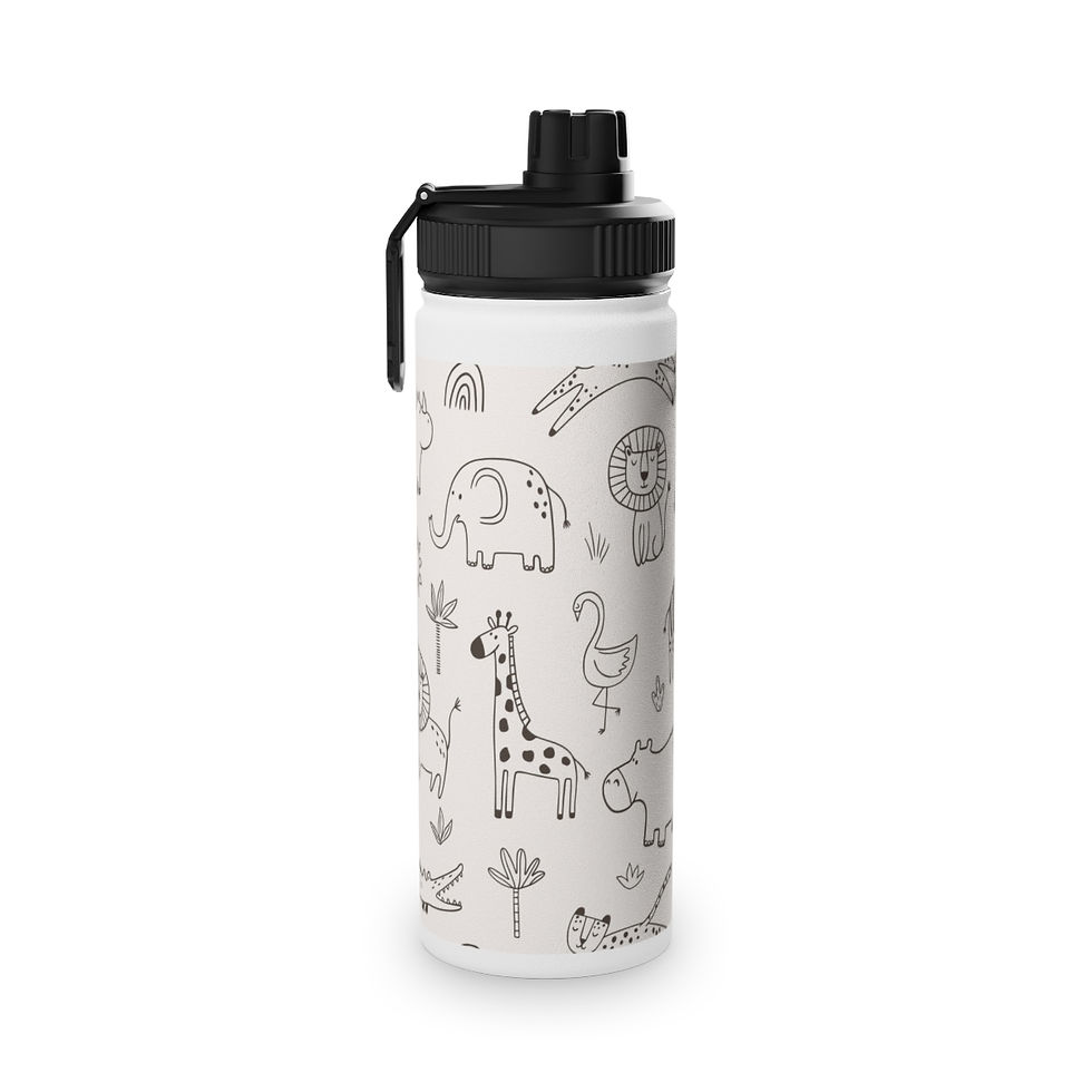 Thumbnail: Stainless Steel Water Bottle, Sports Lid