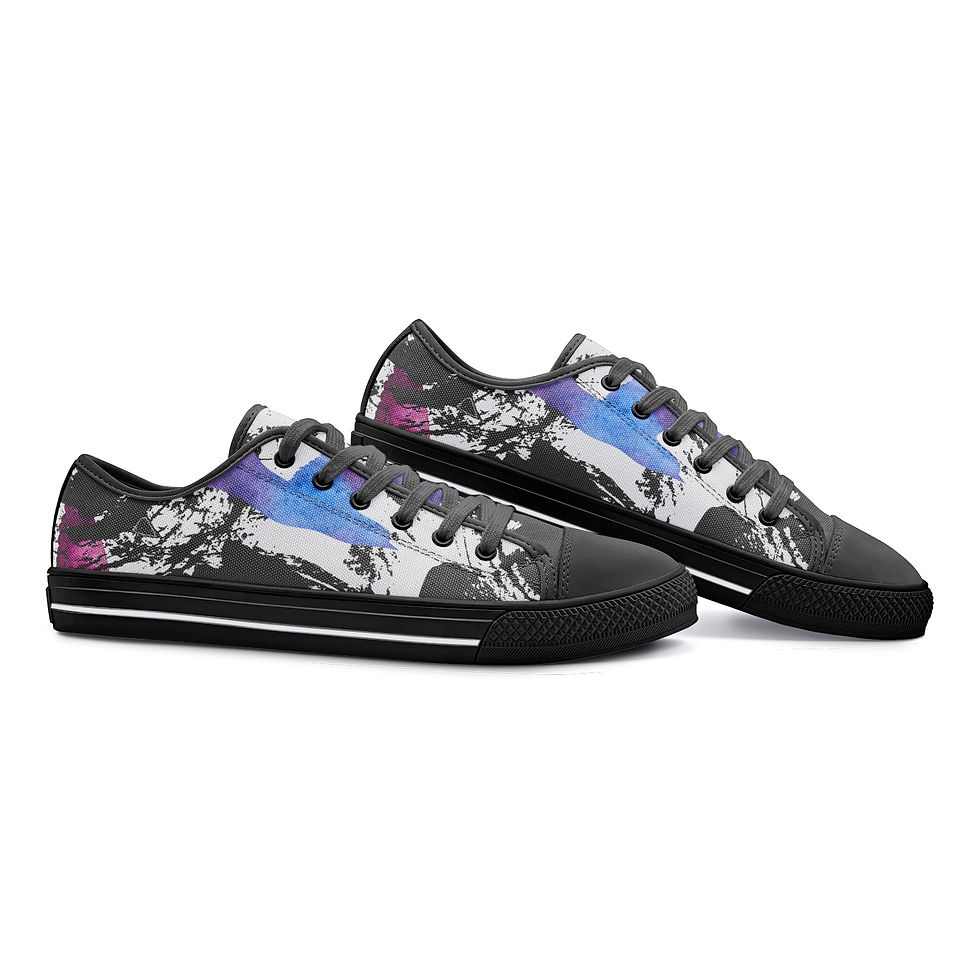 Thumbnail: Unisex Low Top Canvas Shoes