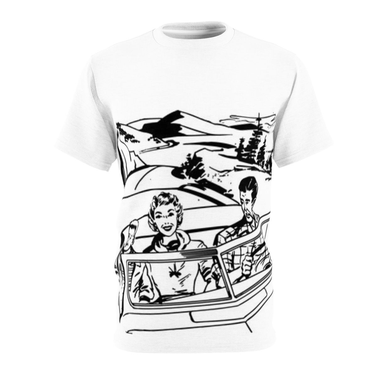 Unisex Cut & Sew Tee (AOP)