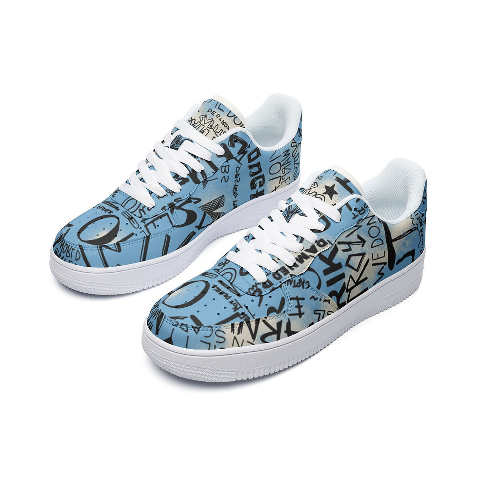 Thumbnail: Unisex Low Top Leather Sneakers