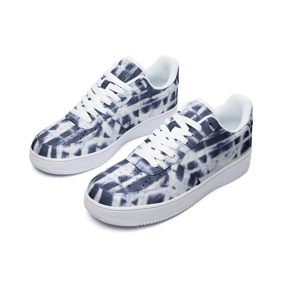 Thumbnail: Unisex Low Top Leather Sneakers