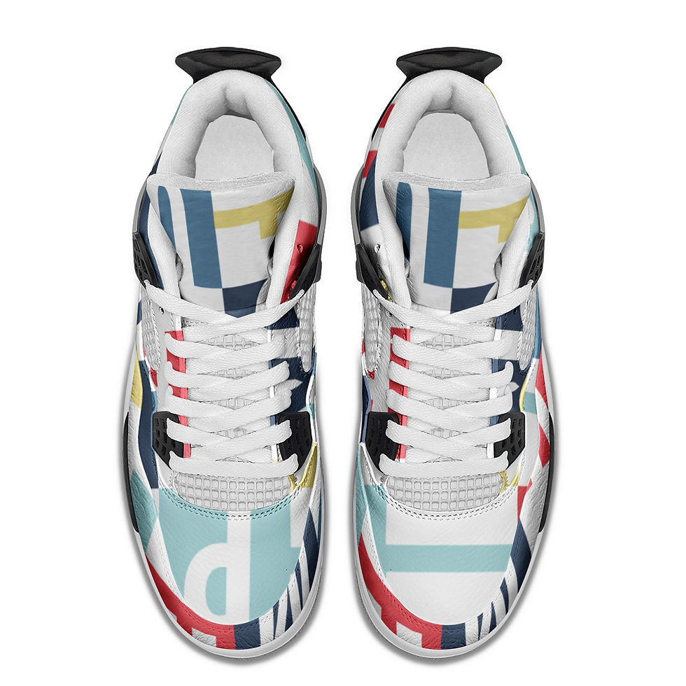 Thumbnail: Unisex Non Slip Lace Up Breathable Fashion Sneakers