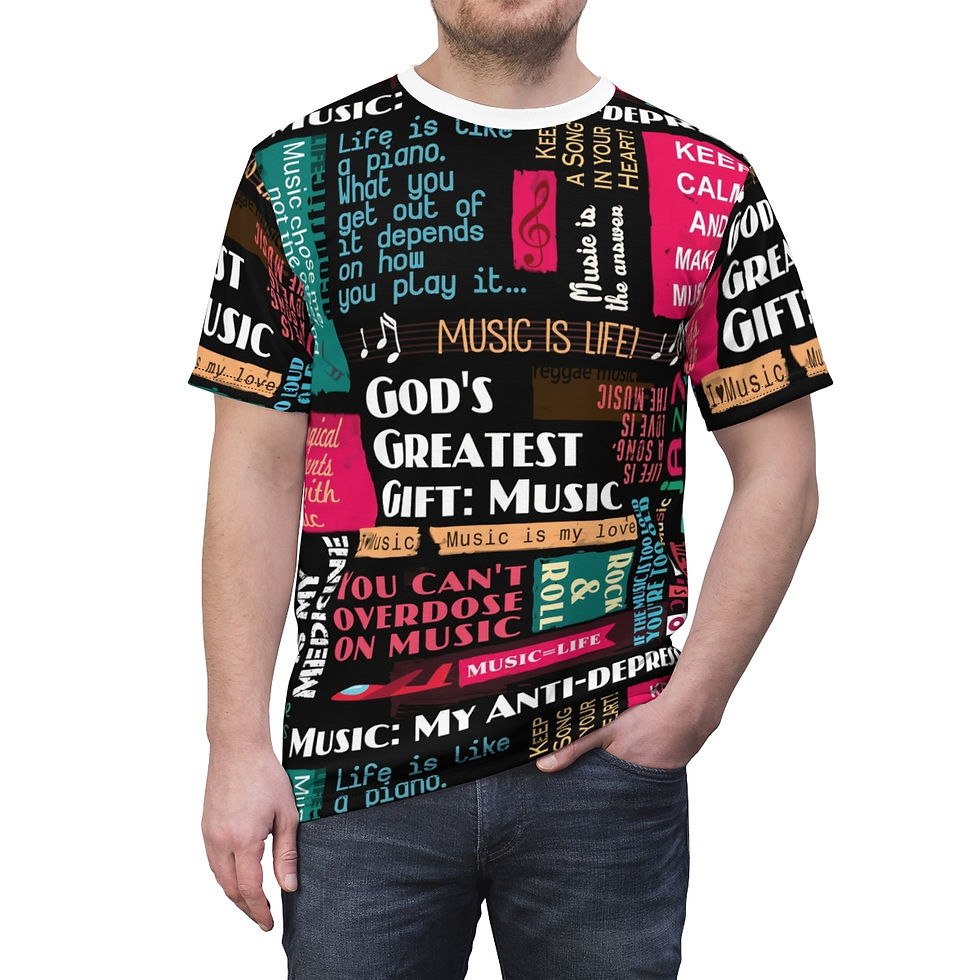 Thumbnail: Unisex Cut & Sew Tee (AOP)