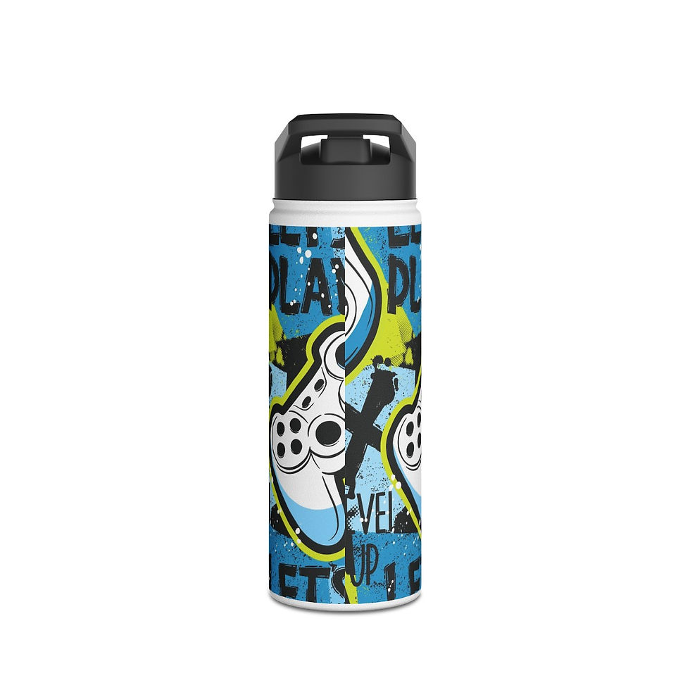 Thumbnail: Stainless Steel Water Bottle, Standard Lid