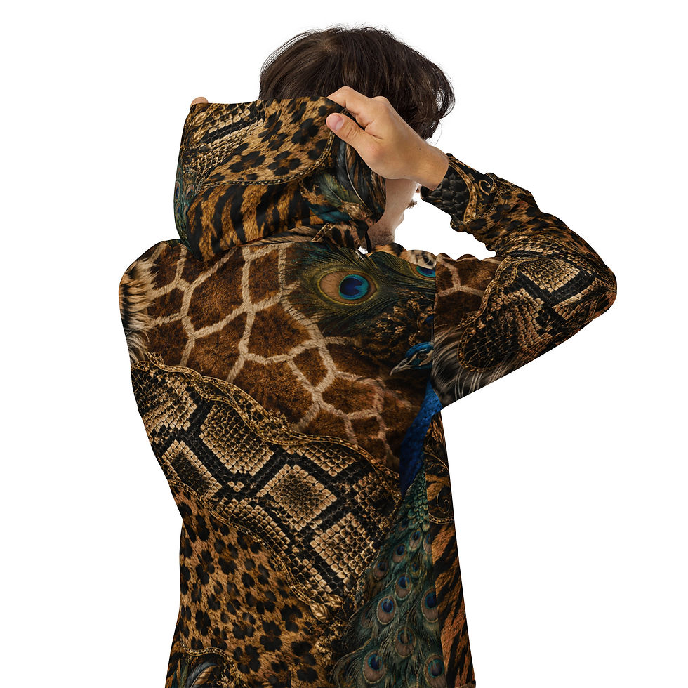 Thumbnail: Unisex zip hoodie