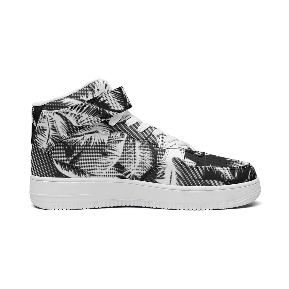 Thumbnail: Unisex high Top Leather Sneakers