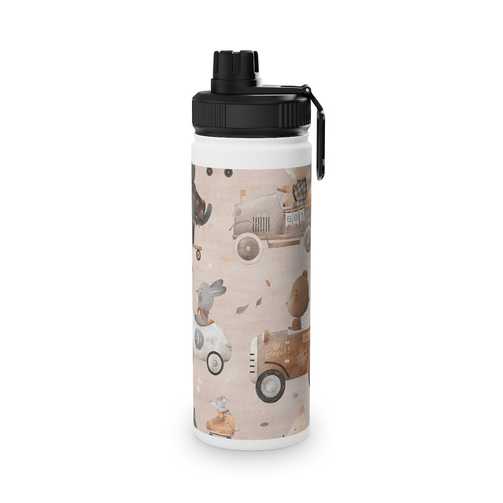 Thumbnail: Stainless Steel Water Bottle, Sports Lid