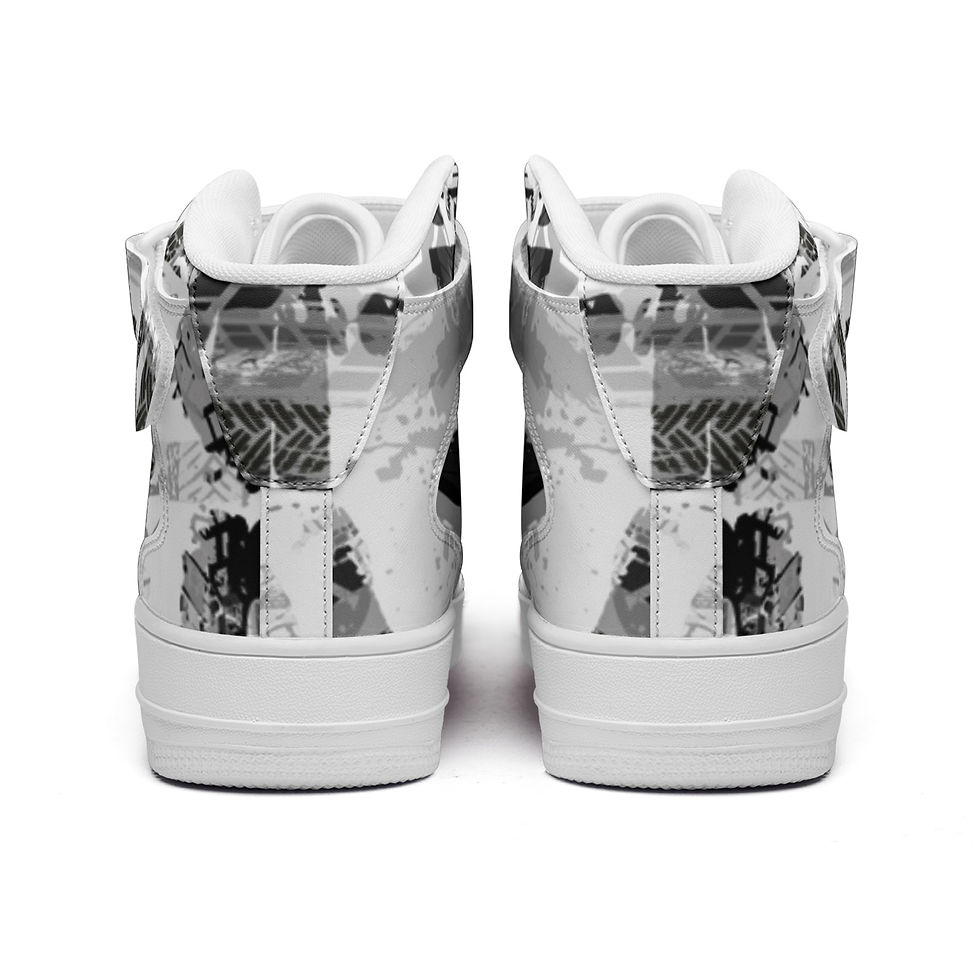 Thumbnail: Unisex high Top Leather Sneakers