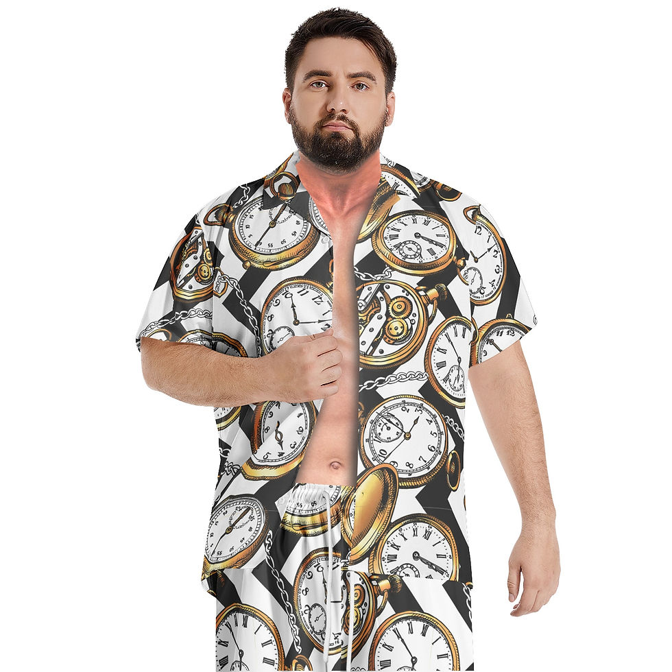 Thumbnail: Men's Hawiian Shirt Sets